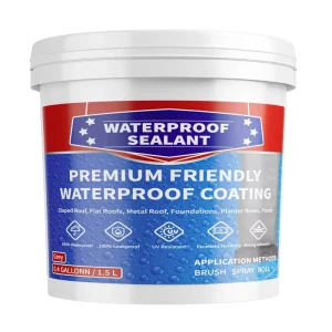 Polyurethane Waterproof Sealant Coating for Roofs Walls and Pools Indoor Outdoor Use