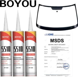 Polyurethane automotive glass sealant with strong adhesion waterproof and automotive repair shop specific PU adhesive