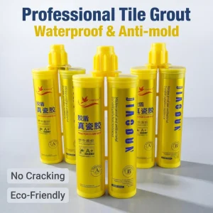Porcelain Tile Grout Waterproof Ceramic Tile Epoxy Filler for Woodworking Kitchen Bathroom Floor and Wall