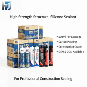 Professional Construction Silicone Sealant Waterproof Weatherproof for Exterior Joint and Panel Sealing