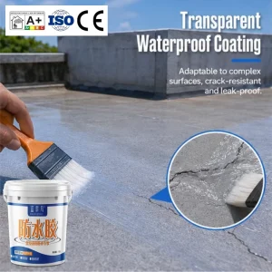 Professional Factory Super Weather Resistant Liquid Rubber Clear Waterproof Coating & Transparent Sealant for Color Steel Roof