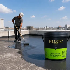 Professional Grade Polyurethane Roof Waterproofing Coating Anti Leak Sealant Durable 1 Year Warranty Industrial Commercial Flat