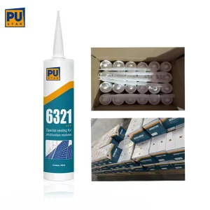 Professional Grade Weatherproof High Bond Strength Double Component Silicone Sealing Adhesive for Photovoltaic Modules Packing
