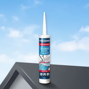 Project Silicone Caulk for Window & Door Clear 100% Waterproof Silicone Sealant Stronger Adhesion Freeze Sun Proof