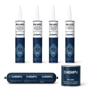 Project Supply Flexible Fast-Cure PU Auto Glass Sealant 310ml for Car Front Glass