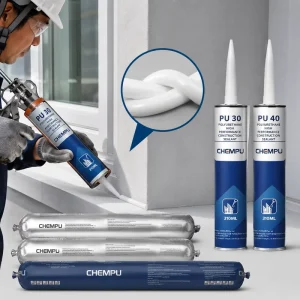 Project Use Black PU Joint Sealant Leak Sealing Airtight High Tack Joint Sealant for Tunnel Joints Flexible Expansion Sealant