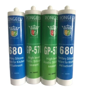Quick-Drying Acetic Silicone Sealant Glue for Kitchen Bathroom Mildew Weatherproof Green Building Woodworking and Packing