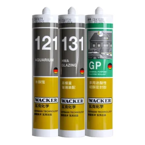Quick-Drying Aquarium Silicone Sealant 121 and 131 Waterproof Mildew Resistant for Fish Tanks