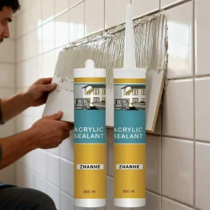 Quick Drying Eco friendly Acrylic Sealant for Doors Windows Walls Odorless Highly Viscous Elastic Supports OEM Packing