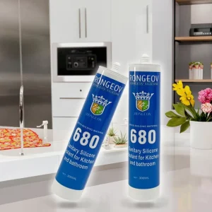 Quick-Drying Neutral Silicone Sealant Glue for Kitchen Bathroom Mildew Weatherproof Green Building Woodworking and Packing