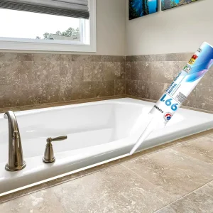 Quick Drying Porcelain White Silicone Toilet Glue Waterproof Mildew Resistant Transparent Sealant for Door Window for Glass Glue