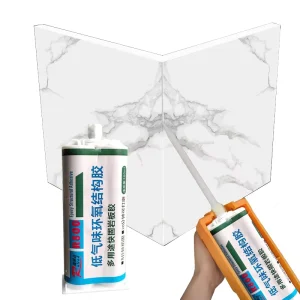 R800 Reinforced Marble Structural Adhesive 5 10 Mins Curing Sintered Stone Glue Epoxy Slate Slab Glue Sealant