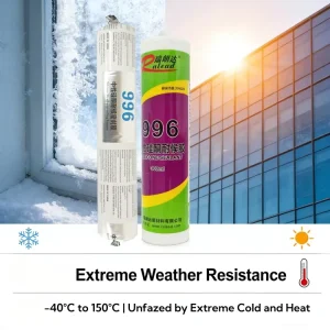 R996 Durable Waterproof Neutral Silicone Sealant for Extreme-Temperature Weatherproofing