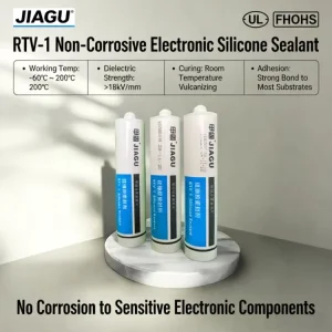 RTV-1 Non-Corrosive Silicone Adhesive Sealant for Electronic Components