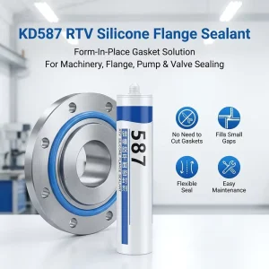 RTV Silicone Gasket Sealant for Pump Valve Gearbox Pipe Joint and Mechanical Flange Sealing
