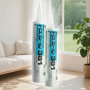 Ready to Use 381 Neutral Silicone Sealant 333ml Flexible Cartridge for Concrete Construction Joints and Woodworking