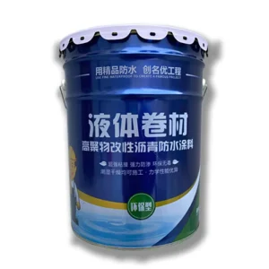 Ready to Use Elastomeric Liquid Bitumen Rubber Membrane Waterproof Coating for Roof Waterproofing Coating