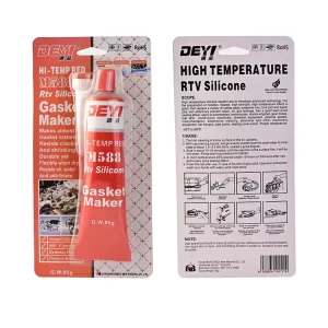 Red Acid RTV Silicone Gasket Maker Sealant Adhesive 85g
