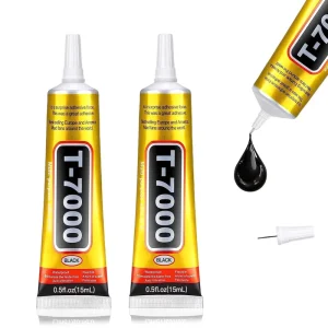 Repair Glue T7000 Black Contact Phone Repair Adhesive Electronic Components Glue With Precision Applicator Tip