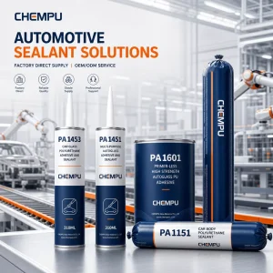 Repair Shop Primerless Car Glass Glue Sealing High Tack Easy Apply PU Sealant For Fleet Repair Elastic Car Glass Adhesive