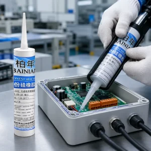 Room Temperature Curing Thixotropic Silicone Sealant for Vertical Electronic Applications
