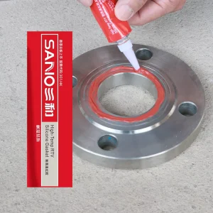 SANVO Fast Cure 300C Silicone Sealant for Air Compressor Gearbox Construction Packing Use Replace Paper Gaskets 10MPa Low MOQ