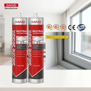 SANVO Professional Window Door Silicone Sealant Waterproof Neutral Glue For Aluminum Glass Sealing High Bonding Construction Use