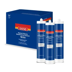 SANVO Weatherproof Neutral Silicone Sealant For Construction Use Windows Doors One component Non corrosive Tack free 42 Minutes