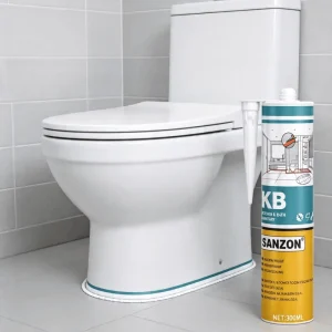 SANZON KB Kitchen & Bath Sanitary Sealant 300ml Mildew Proof Waterproof Aging Resistant for Bathtub Toilet Sink