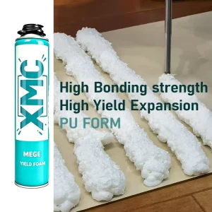 SGS Certified XMCF50 High Yield PU Foam Sealant Gap Filling Insulation for Construction Indoor Outdoor