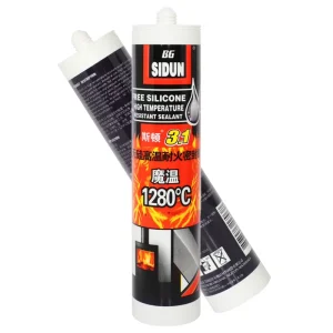 SIDUN 3.1 High Temperature Silicone Free Refractory Sealant Weather Resistant White Adhesive Sealant for White Bonding