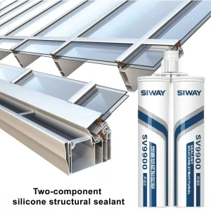 SIWAY SV9900 Plus Structural Silicone Sealant Double Component High Tensile Shrink Crack Resistant Construction Woodworking