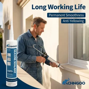 SJ-168 Neutral Silicone Sealant Weather-Resistant for Curtain Wall Aluminum Panel Outdoor Use