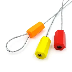 ST8309 Aluminum Alloy Security Cable Seal for Containers and Railway Doors, Laser Printed