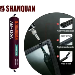 Sealant for Glass and Metal High-Elasticity Bonding