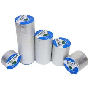 Self-Adhesive Butyl Rubber Tape Roof Pipe Leakage Repair Aluminum Foil Waterproof Butyl Sealing Tape