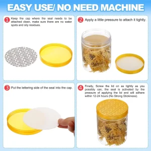 Self-Adhesive Pressure-Sensitive Cap Liner Gasket