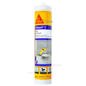 Sika C Silicone Sealant Anti mildew Waterproof Construction Kitchen Bathroom Sink Toilet Edge closing Beauty Seam Door Window