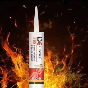 Silicone-Based General Purpose Fire-Resistant Caulking Adhesive Sealant for Construction and Transportation