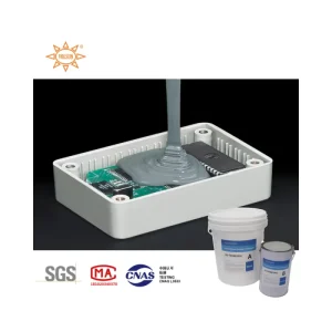 Silicone Rubber Thermally Conductive Two-Component Potting Compound Glue for Electronic Components -40~+200 ISO9001