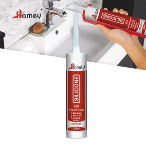 Silicone Sealant Acetic Sealant for Windows, Roofs, Doors, and Tiles GP100 Siliconized Acrylic Sealant