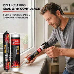 Silicone Sealant High-Temperature Resistant Flame Retardant Fireproof Adhesive