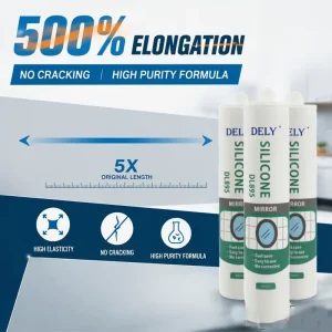 Silicone Sealant OEM ODM Low Shrinkage Aging Resistant Solar Module Panel Sealant Automobile Roof Bonding Adhesive