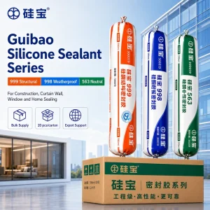 Silicone Sealant Series 999 Structural 998 Weatherproof 563 Neutral Sealant for Construction Curtain Walls and Windows