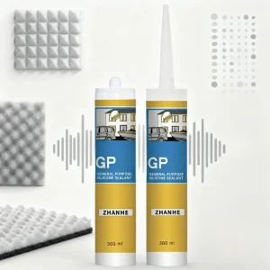 Silicone Sealant for Heat and Sound Insulation in Hollow Glass, Offices, Bathrooms, and Exteriors