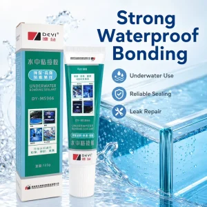 Silicone Waterproof Underwater Bonding Sealant for Wet Surface Repair and Leak Sealing 125g