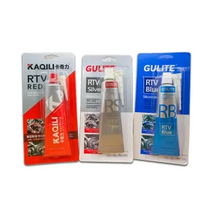 Silver Silicone Sealant, 90g, for Engine, Gearbox, Auto Parts, Construction, and Packing