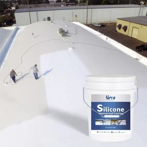 Single-Component 100% Liquid Rubber Silicone Roof Waterproof Paint Spray Coating