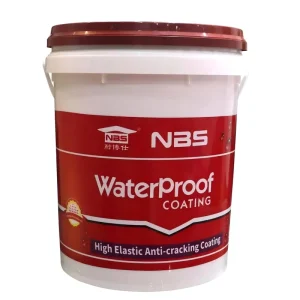 Single Component Acrylic High Elastic Anti Cracking Waterproof Coating For Hotel Bathroom Roof Crack Repair