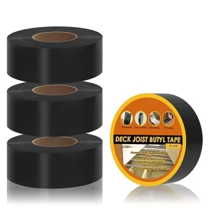 Single-Sided Butyl Joist Tape for Deck Beams Roof Flashing and Wood Protection